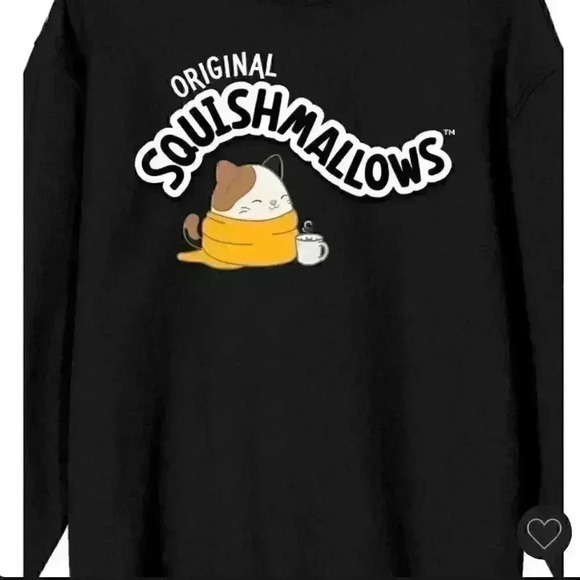 Squishmallows Cam the Cat Juniors Black
Oversized Sweatshirt-Sz M in EUC - Picture 2 of 7